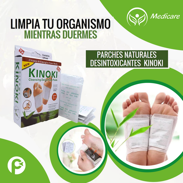 PARCHES KINOKI PARA DESINTOXICAR 3x1